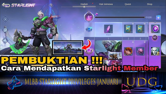 MLBB StarLight Privileges Januari